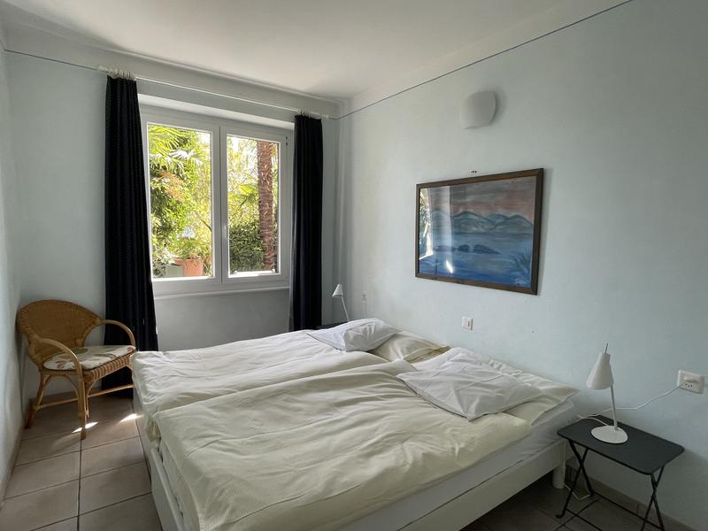 Bedroom - Apartment "Arco" ©Hotel Posta al Lago