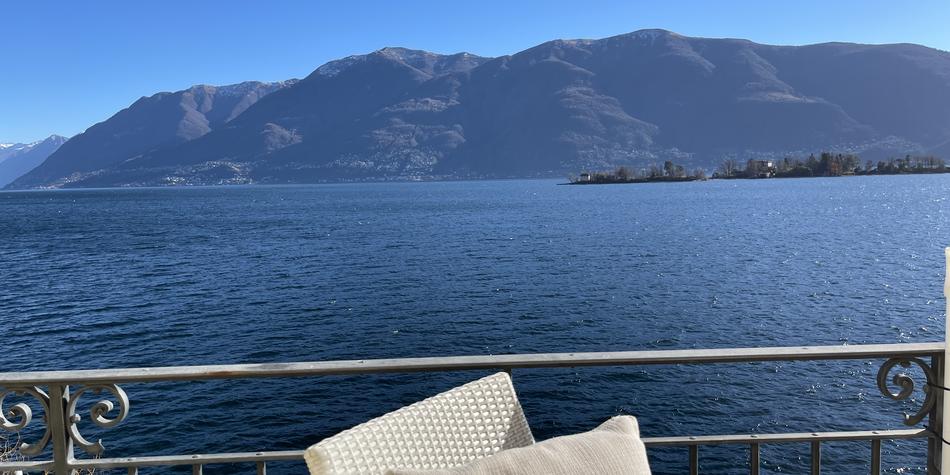 Balcony with lake view - suite Hermann Hesse ©Hotel Posta al Lago